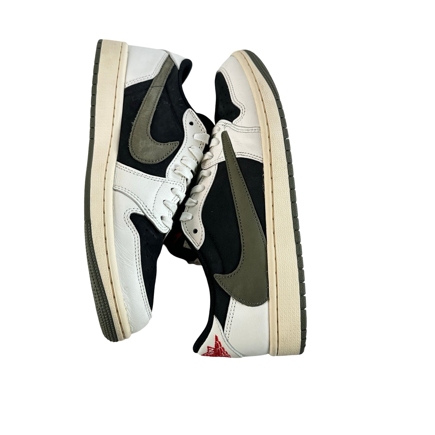 DZ4137 106 Jordan 1 Retro Low OG SP Travis Scott Olive (W) [USED] - 9.5 W (Used6)