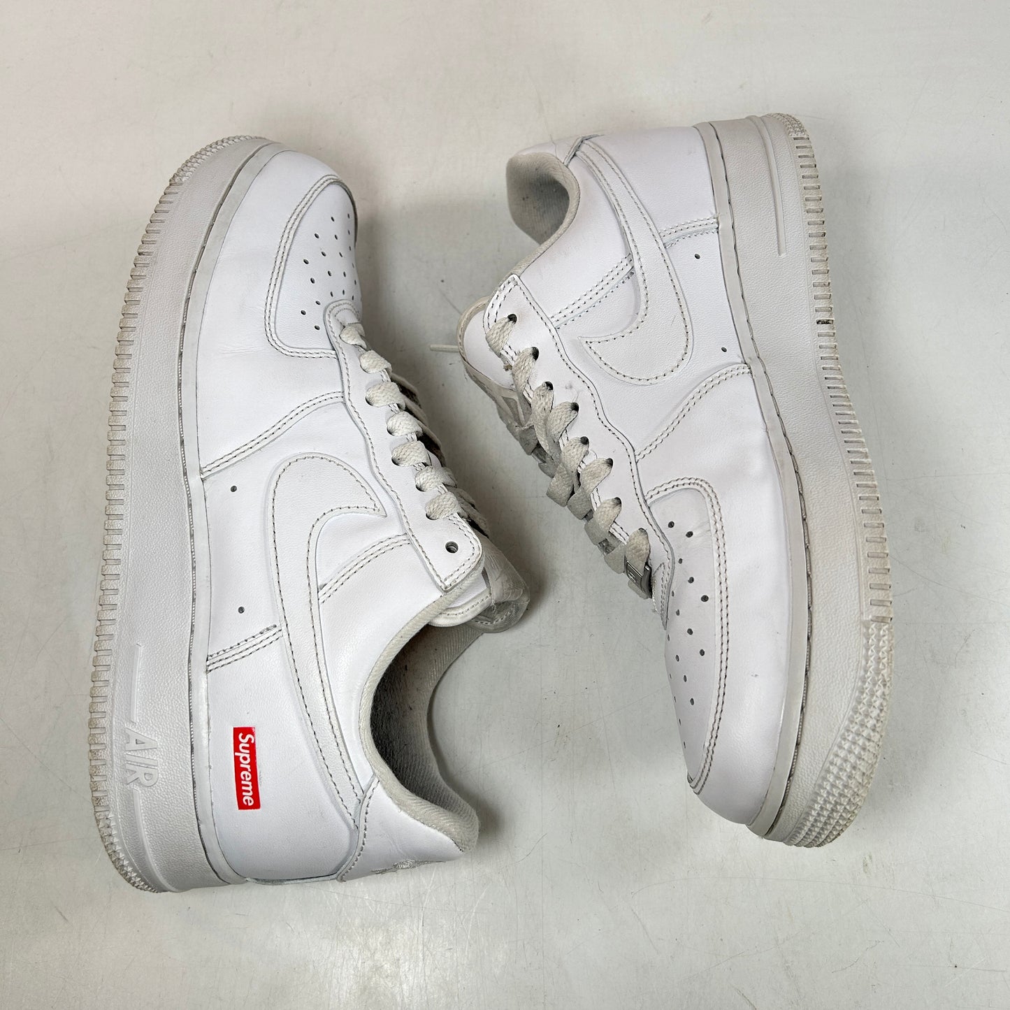 CU9225 100 Nike Air Force 1 Low Supreme White [USED] - 8 M (Used2)