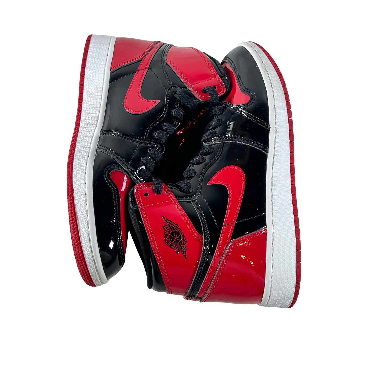 575441 063 Jordan 1 Retro High OG Patent Bred (GS) [USED] - 6.5 Y (Used) (No Box)