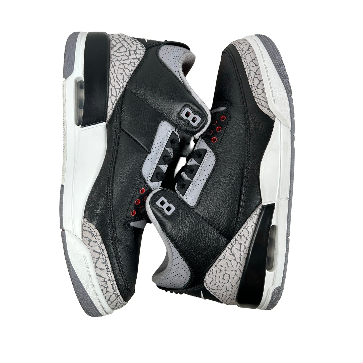 DN3707 010 Jordan 3 Retro Black Cement Reimagined (2024) [USED] - 9 M (Used3) (No Box)