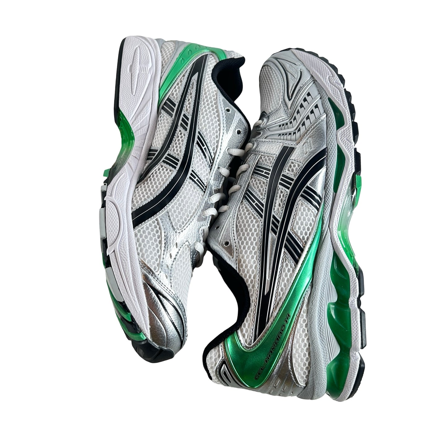 1201A019 110 ASICS Gel-Kayano 14 White Malachite Green [USED] - 13 M (Used2)