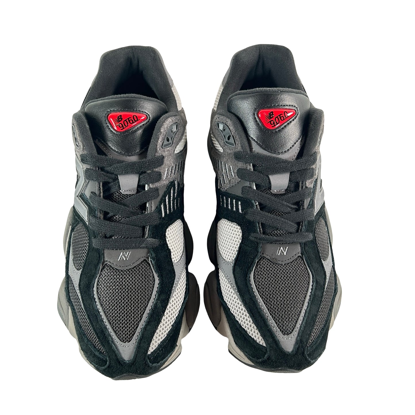 U9060BLK New Balance 9060 Black Castlerock Grey [USED] - 10 M (Used)