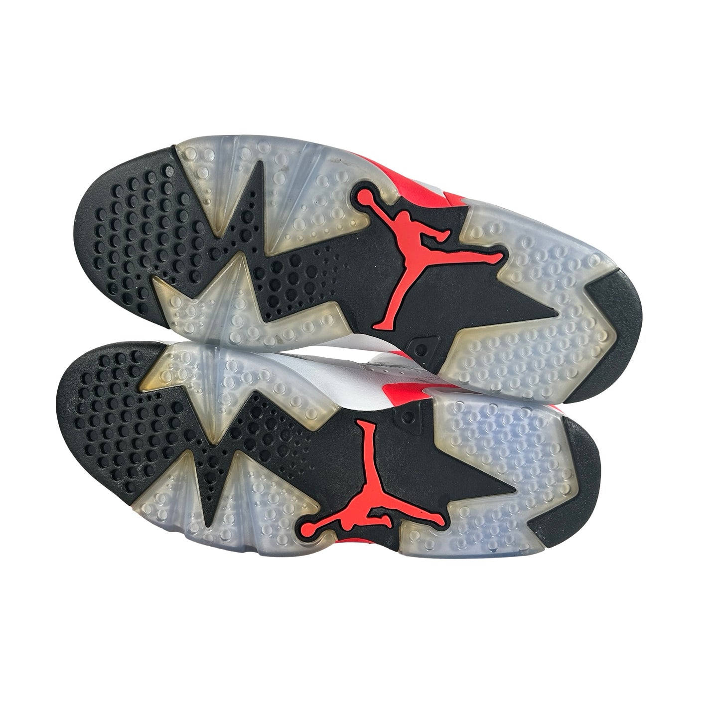 384664 123 Jordan 6 Retro Infrared White (2014) [CONDITIONAL] - 8 M (Yellowing)