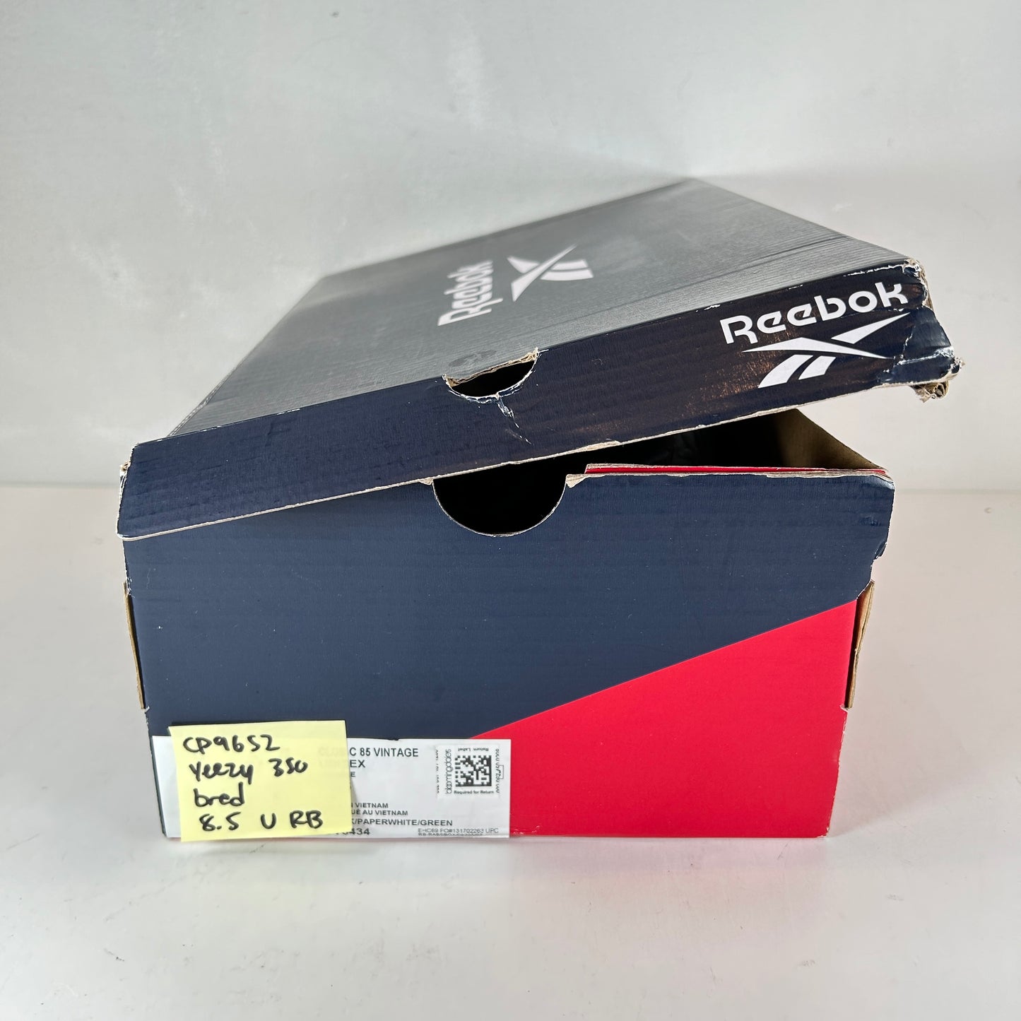 CP9652 Yeezy 350 V2 Bred [USED] - 8.5 M (Used) (Replace Box)