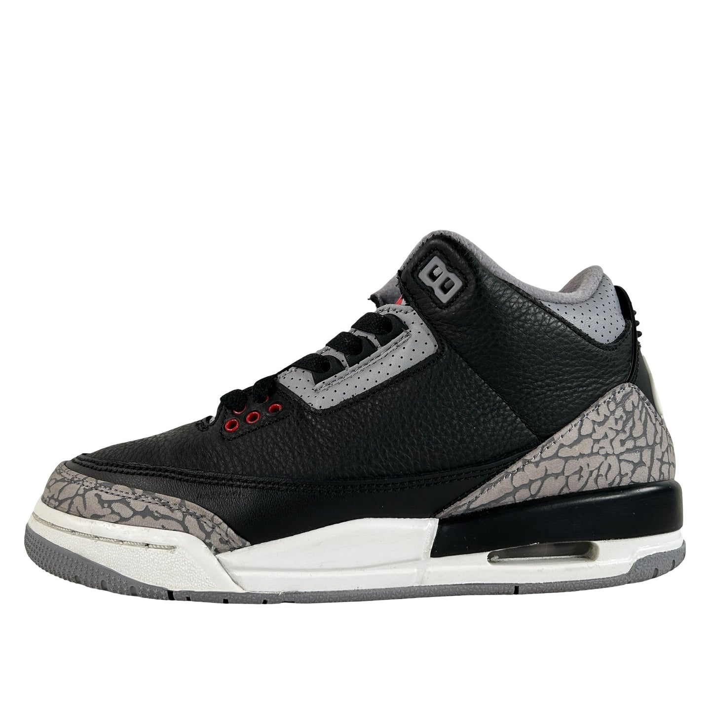 DM0967 010 Jordan 3 Retro Black Cement (2024) (GS) [USED] - 5 Y (Used4)