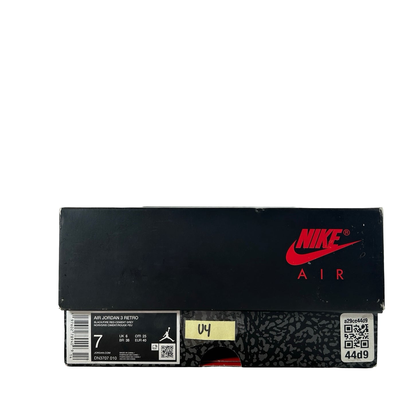 DN3707 010 Jordan 3 Retro Black Cement Reimagined (2024) [USED] - 7 M (Used4)