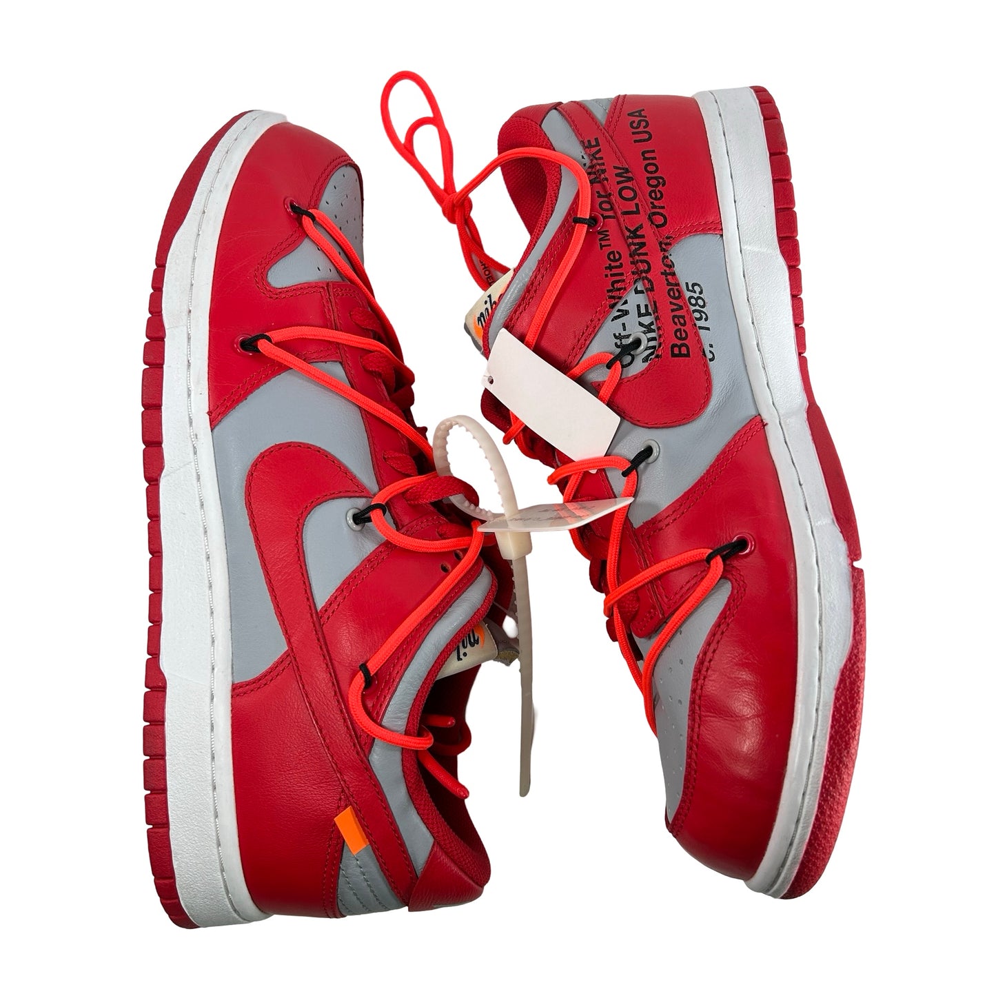 CT0856 600 Dunk Low Off-White Red [USED] - 11 M (Used)