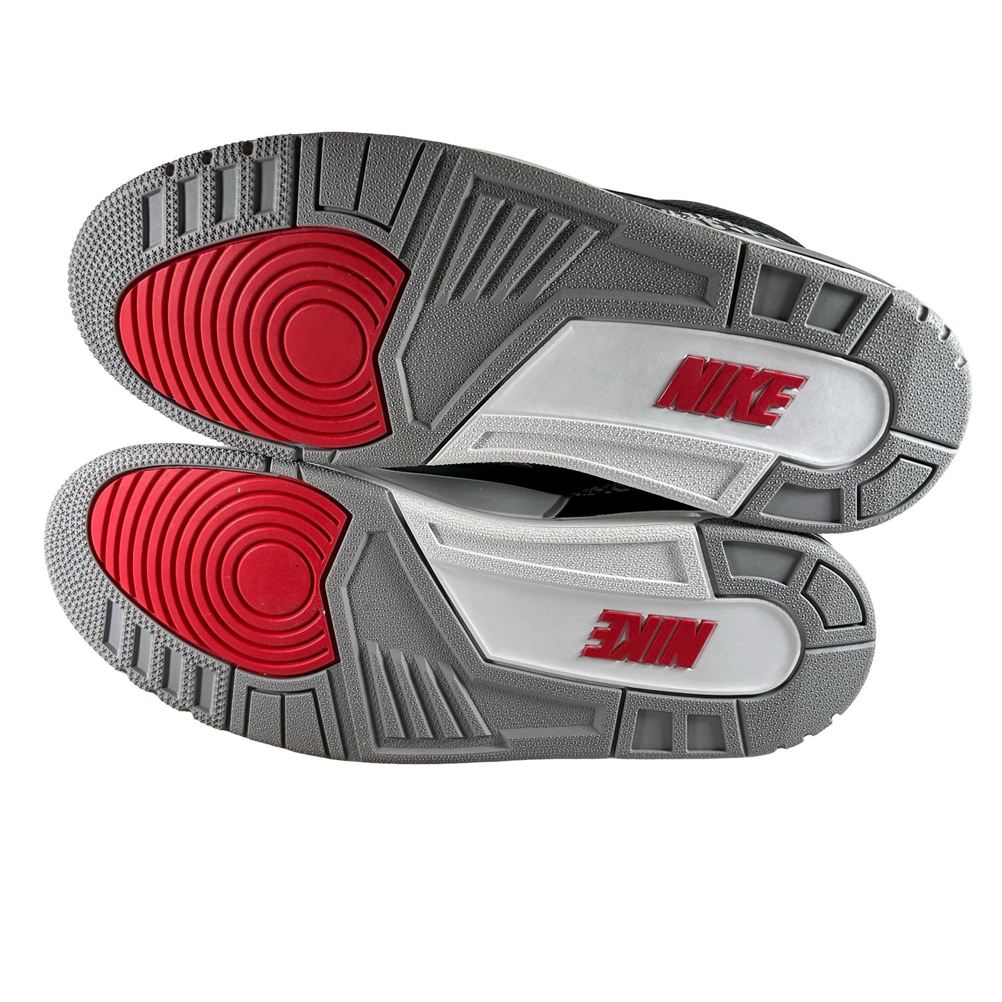 854262 001 Jordan 3 Black Cement 2018 [CONDITIONAL] - 12 M (Heel Tabs Yellowing2) (Replace Box)