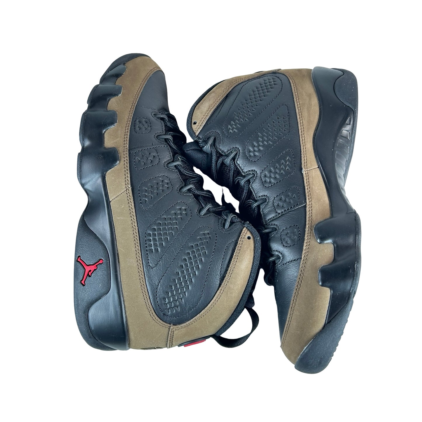 HV4794 030 Air Jordan 9 Retro Olive (2024) [USED] - 9.5 M (Used15)