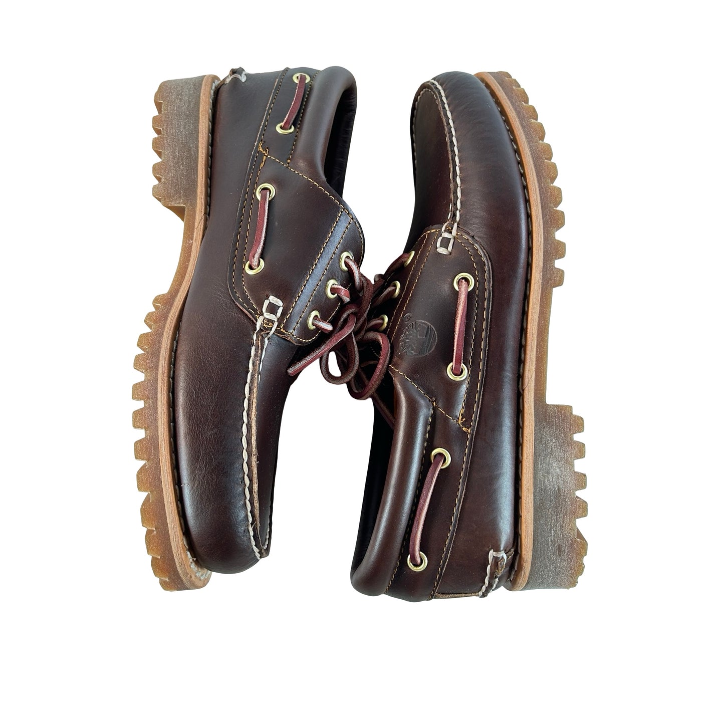 TB030003 214 Timberland Authentics 3 Eye Classic Lug Brown Full-Grain Leather