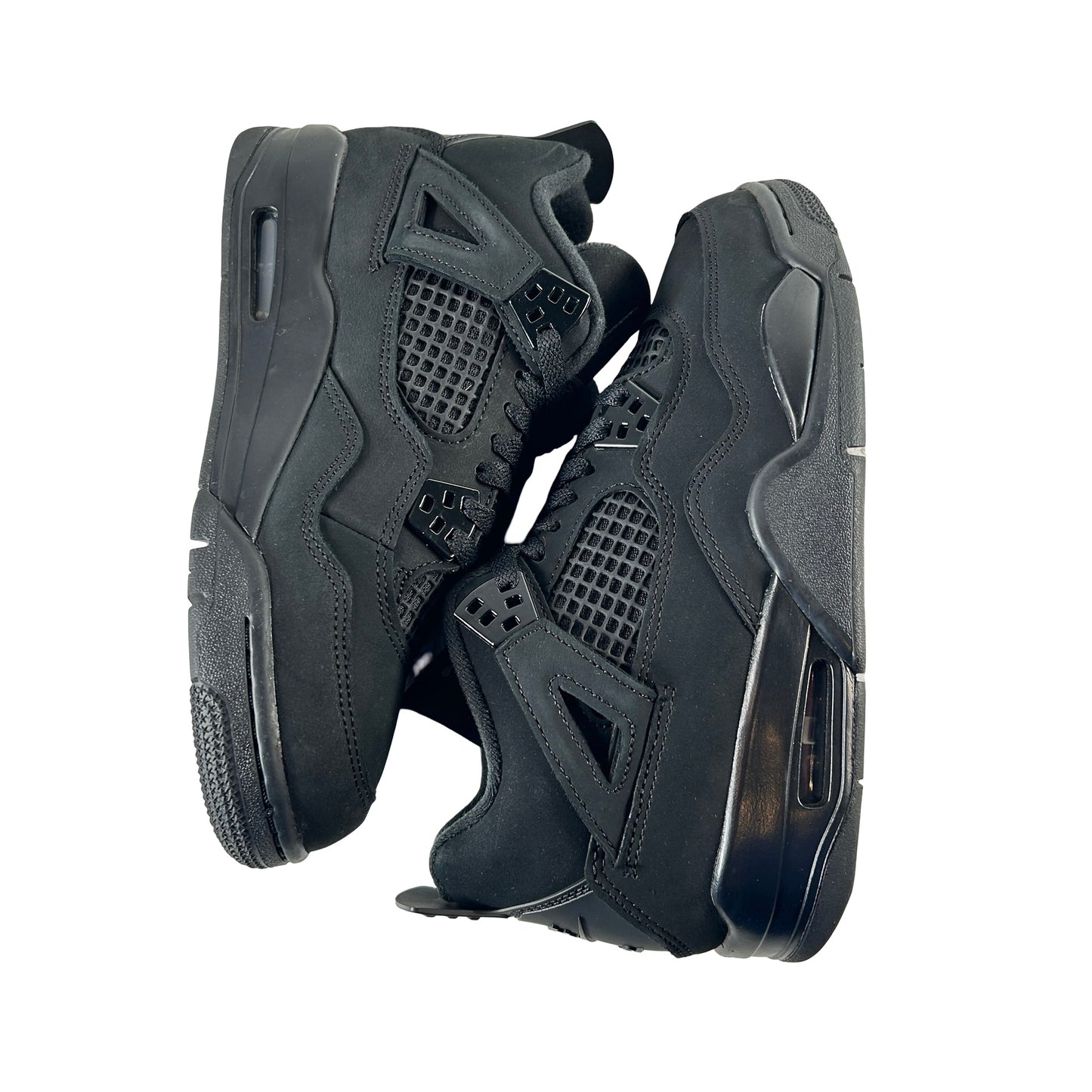 IB4171 010 Jordan 4 Retro Black Cat (2025) (GS) [USED] - 6 Y (Used)