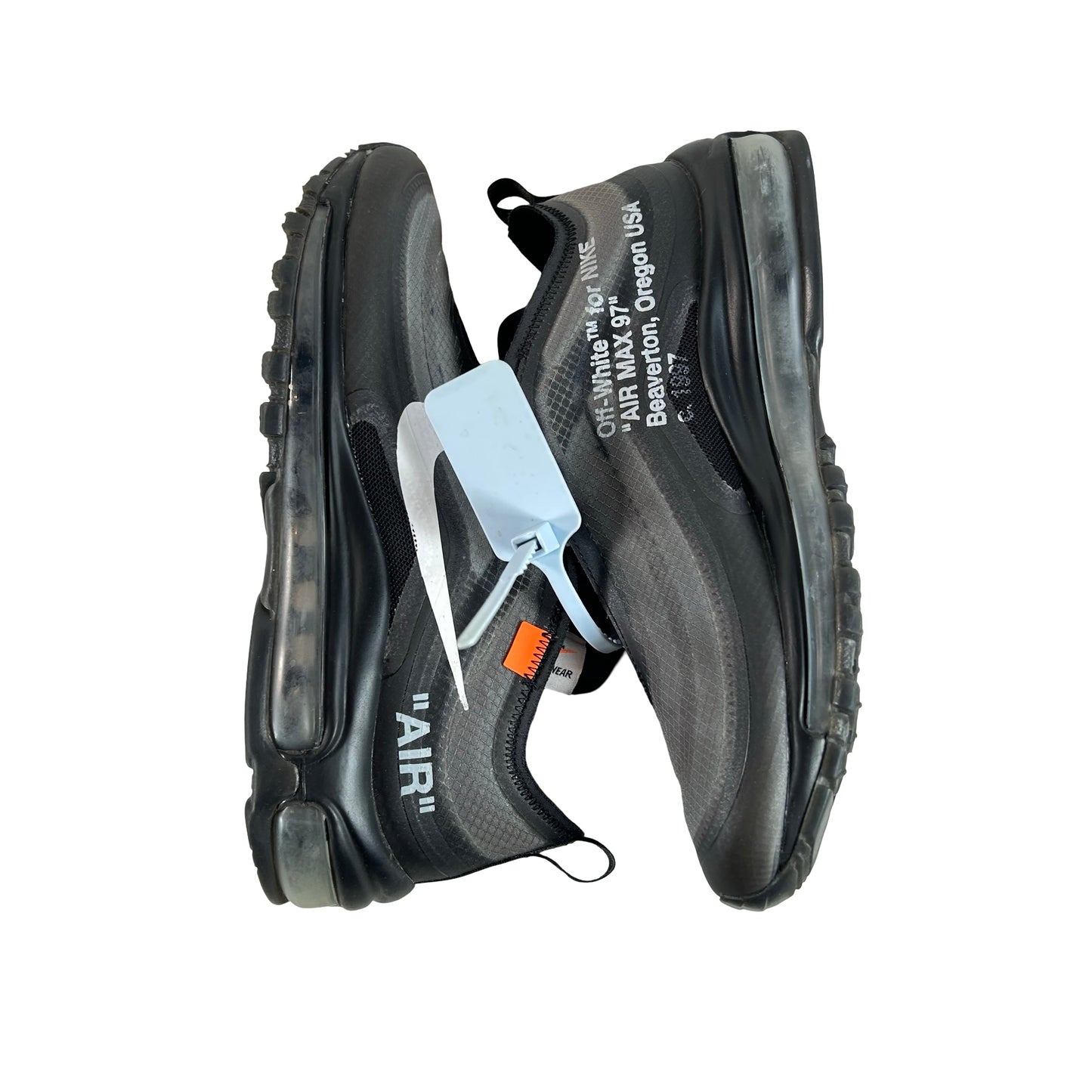 AJ4585 001 Nike Air Max 97 Off-White Black [USED] - 6 M (Used)