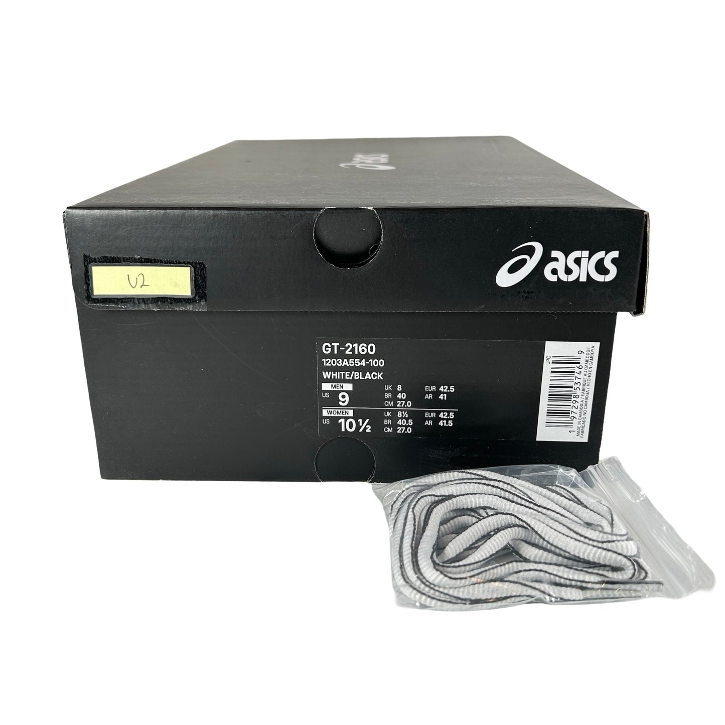 1203A554 100 ASICS GT-2160 JJJJound White [USED] - 9 M (Used2)