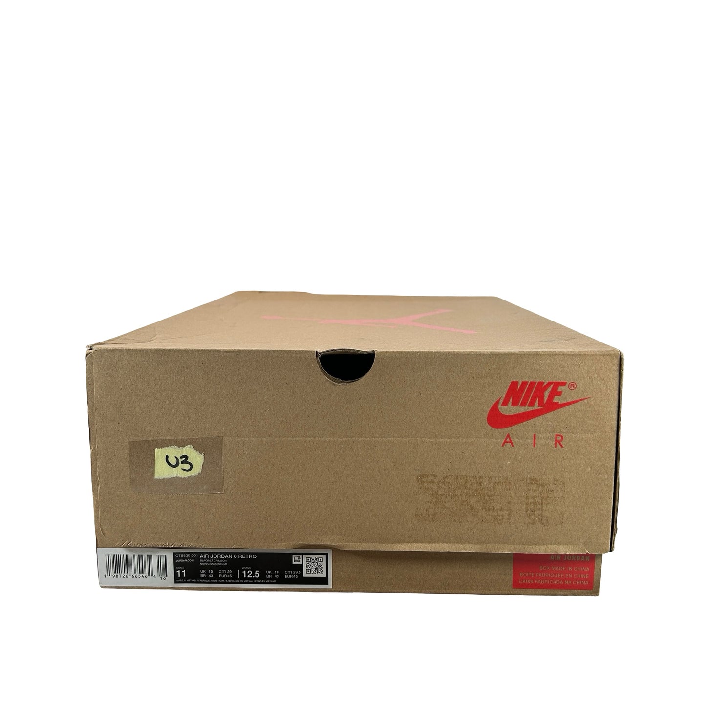 CT8529 001 Air Jordan 6 Retro Reverse Infrared Salesman (2026) [USED] - 11 M (Used3)