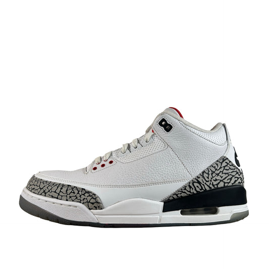 923096 101 Jordan 3 Retro Free Throw Line White Cement [USED] - 12 M (Used)