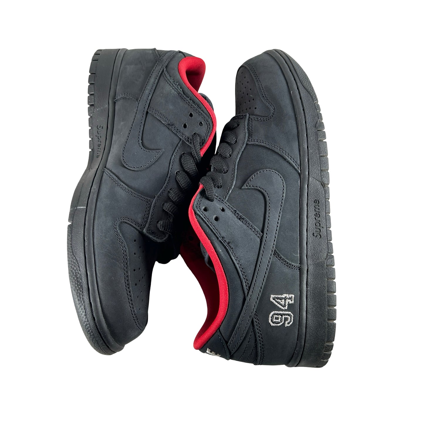 HQ8487 001 Nike SB Dunk Low Supreme 94 Black [USED] - 9.5 M (Used)