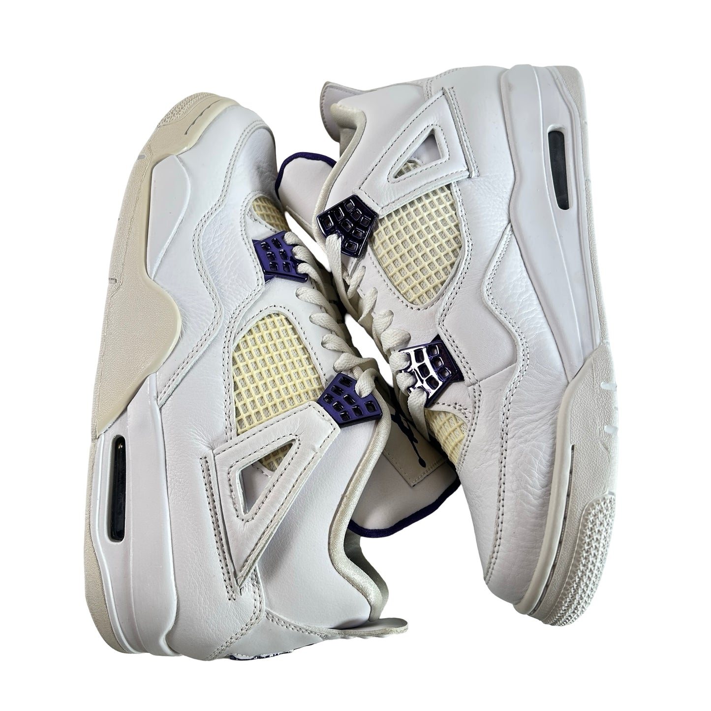 CT8527 115 Jordan 4 Retro Metallic Purple [CONDITIONAL] - 8.5 M (Yellowing)