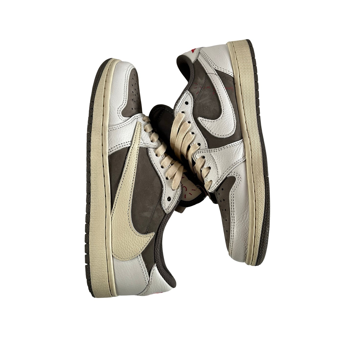 DM7866 162 Jordan 1 Retro Low OG SP Travis Scott Reverse Mocha [USED] - 7 M (Used)