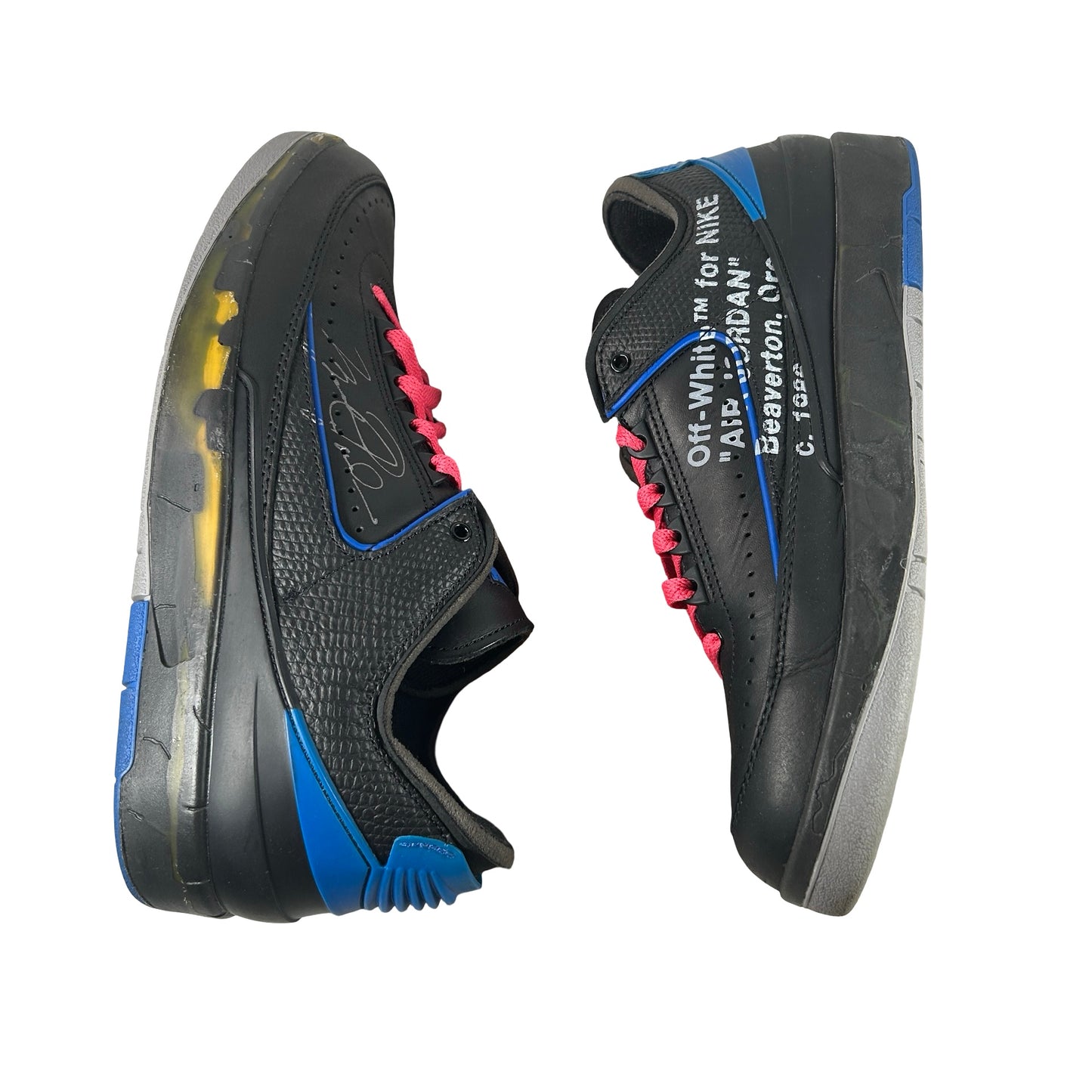 DJ4375 004 Jordan 2 Retro Low SP Off-White Black Blue [USED] - 9 M (Used3)