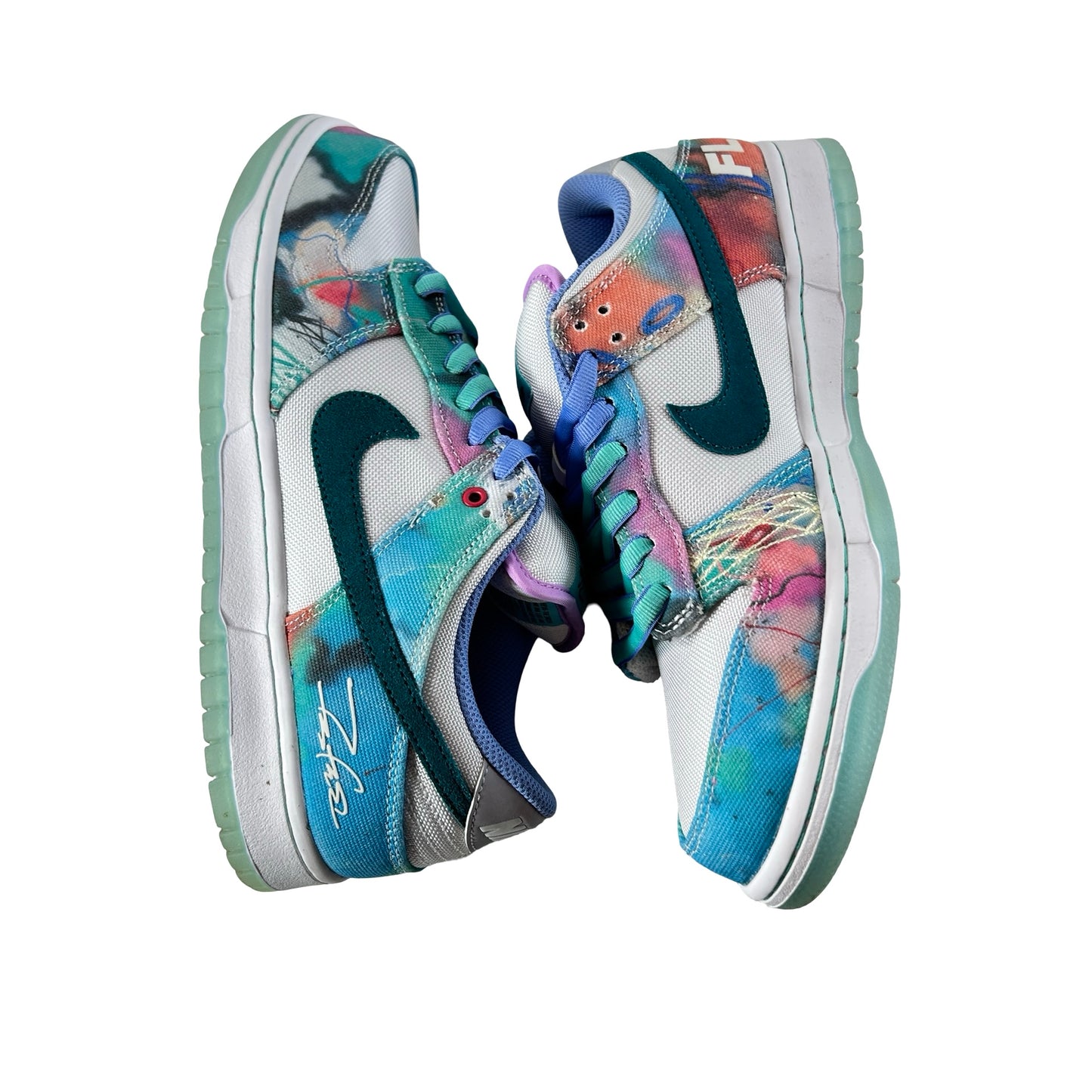 HF6061 400 Nike SB Dunk Low Futura Laboratories Bleached Aqua [USED] - 9 M (Used4)
