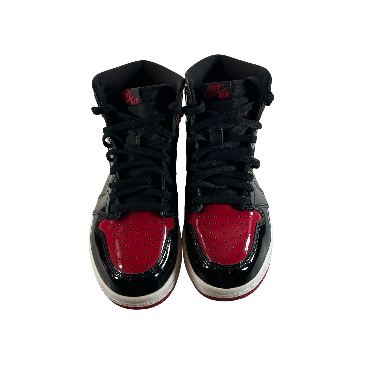 555088 063 Jordan 1 Retro High OG Patent Bred [USED] - 8.5 M (Used6)