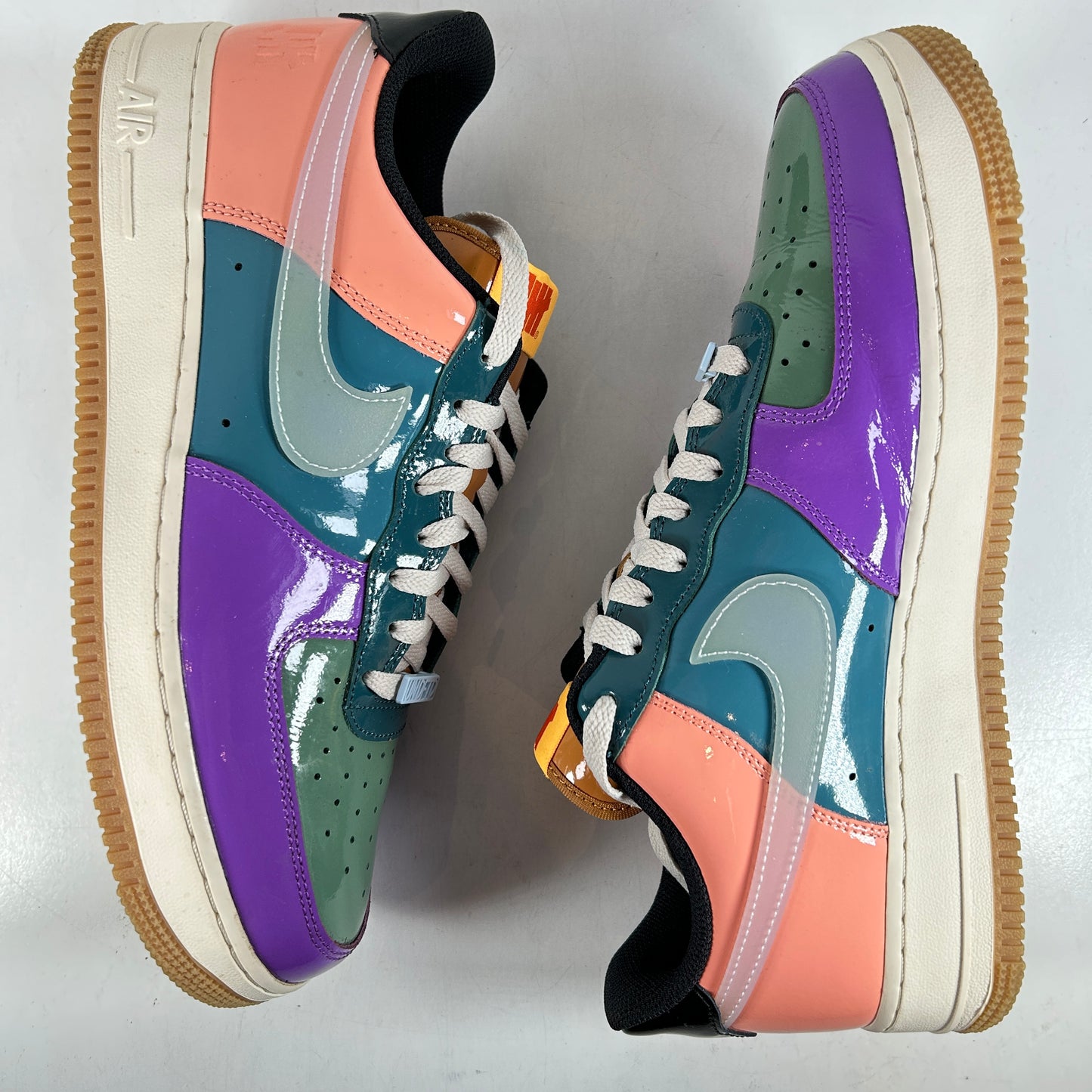 DV5255 500 Nike Air Force 1 Low SP Undefeated Multi-Patent Wild Berry [USED] - 10.5 M (Used)