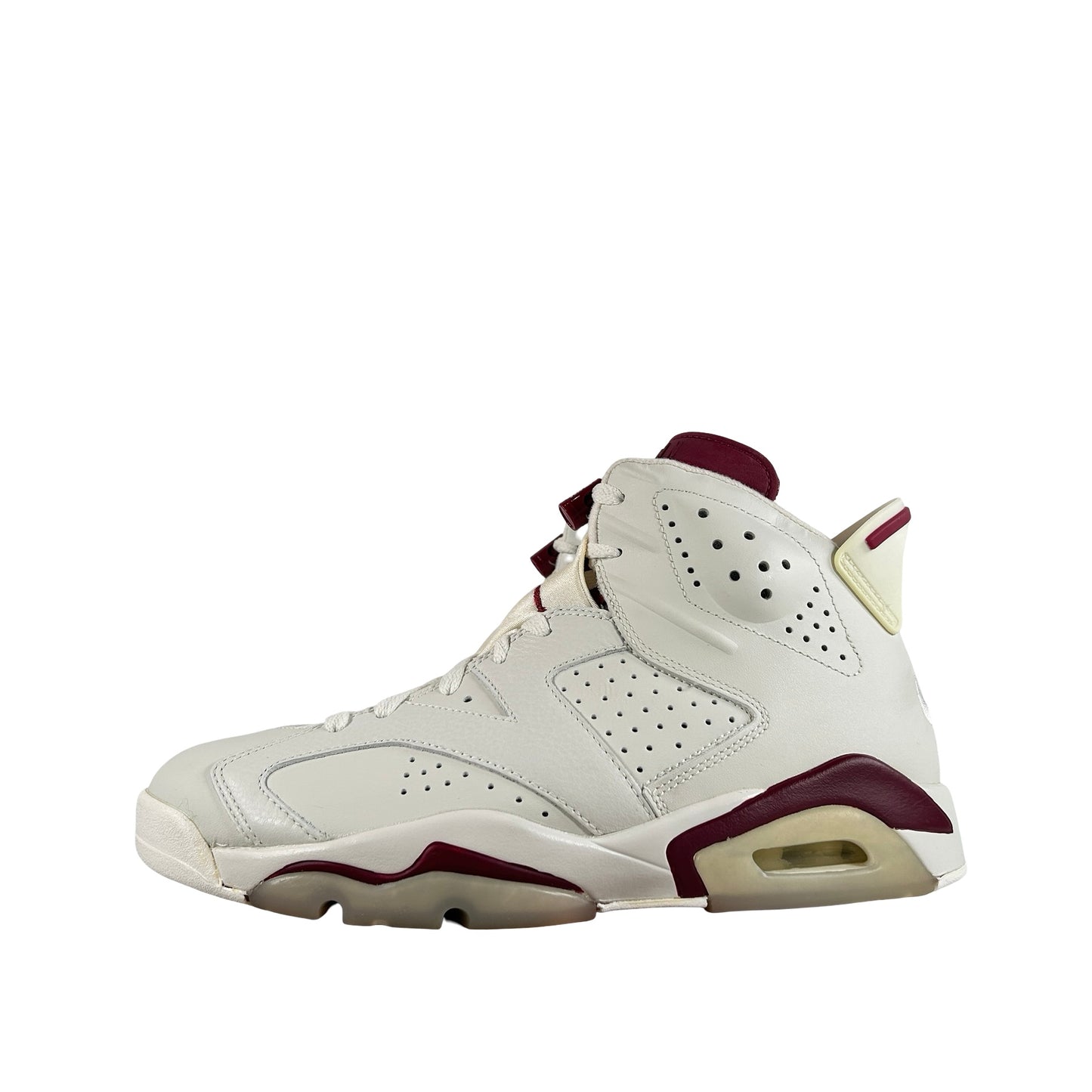 384664 116 Jordan 6 Maroon [CONDITIONAL] - 8.5 M (Yellowing) (Damaged Box)