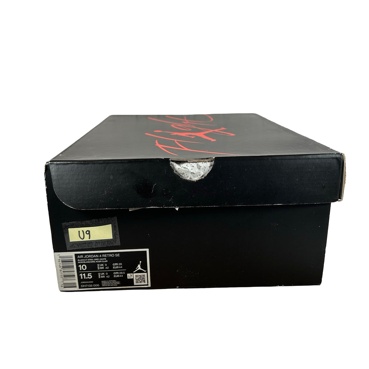DH7138 006 Jordan 4 Retro SE Black Canvas [USED] - 10 M (Used9)