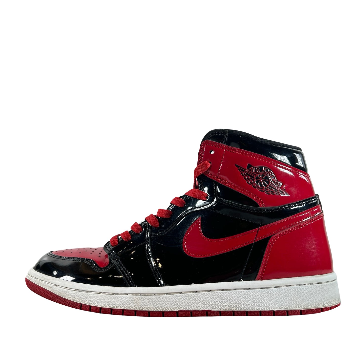 555088 063 Jordan 1 Retro High OG Patent Bred [USED] - 11 M (Used10)