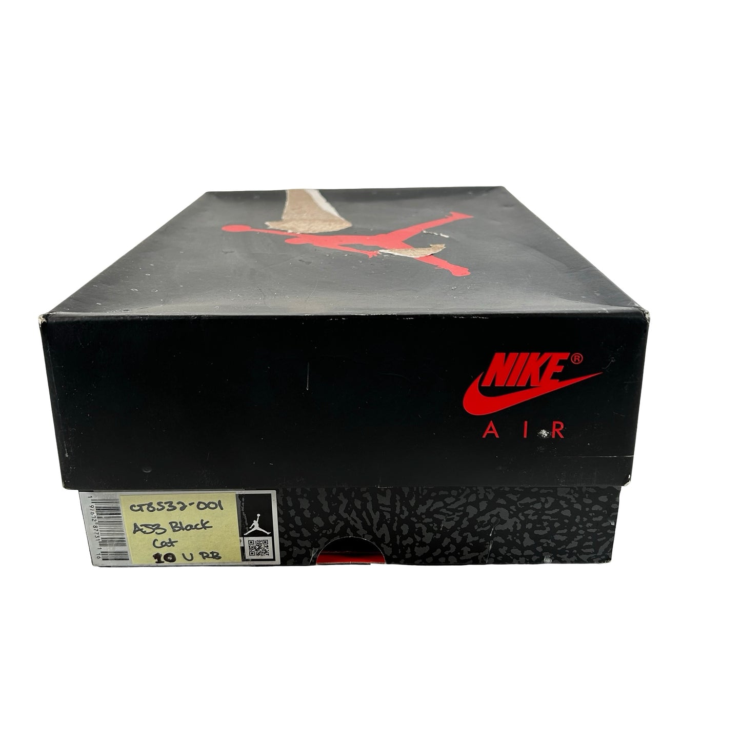 CT8532 001 Jordan 3 Retro Black Cat (2025) [USED] - 10 M (Used) (Replace Box)