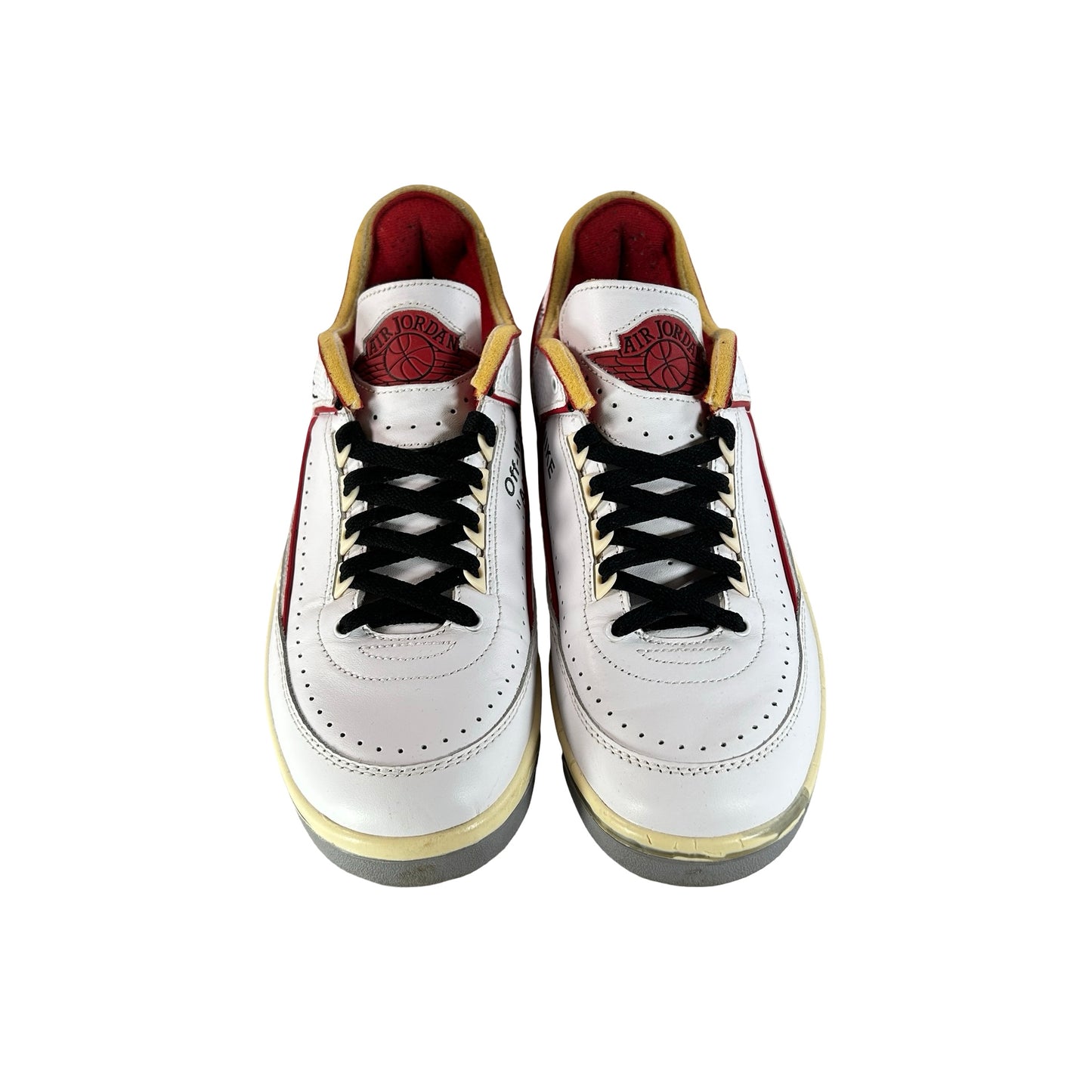 DJ4375 106 Jordan 2 Retro Low SP Off-White White Red [USED] - 10 M (Used4)