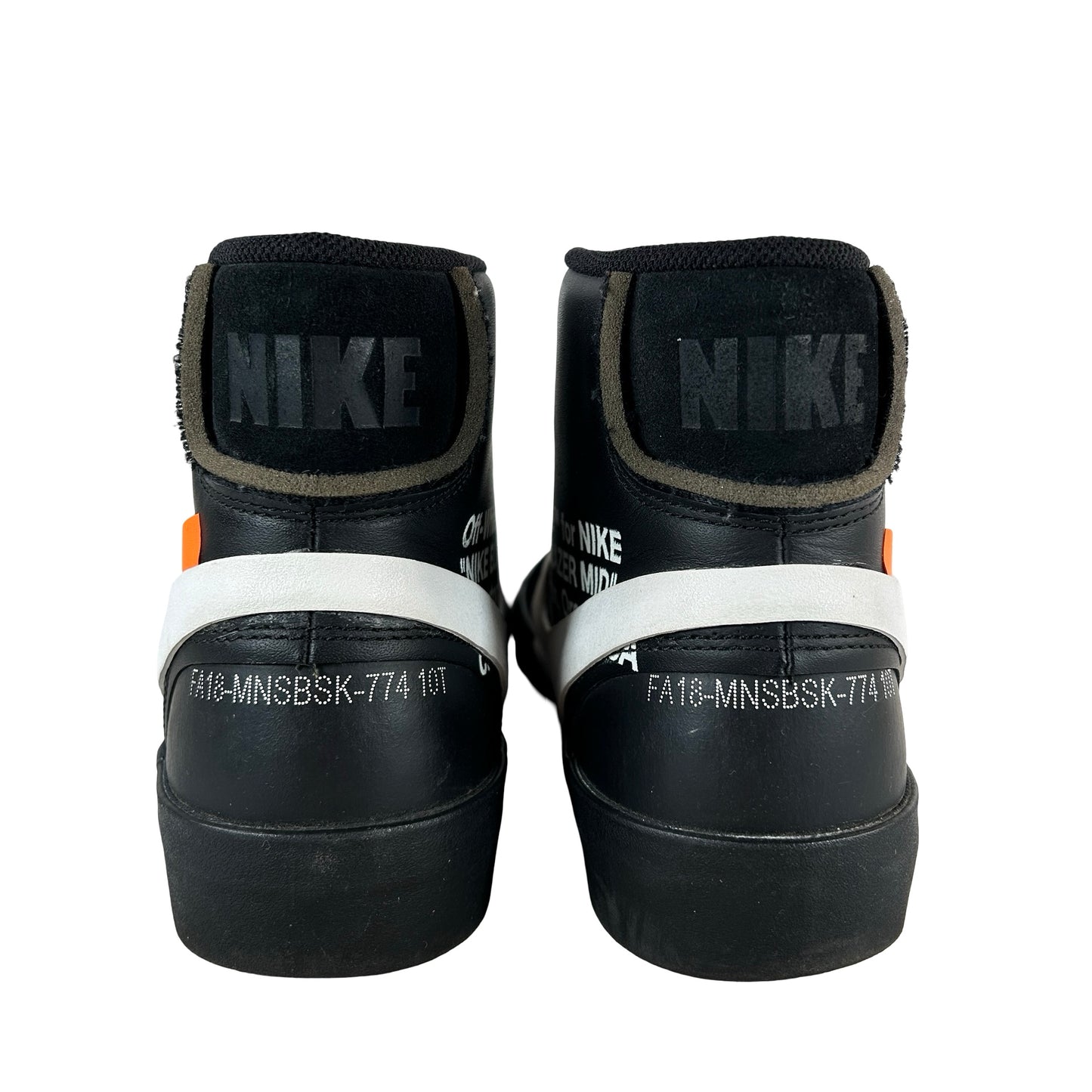 AA3832 001 Nike Blazer Off-White Black [USED] - 10.5 M (Used)