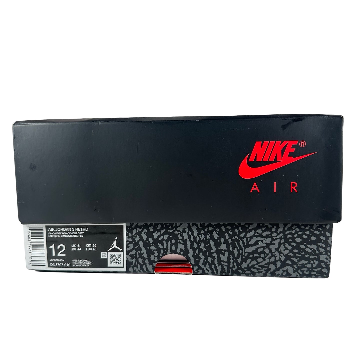 DN3707 010 Jordan 3 Retro Black Cement Reimagined (2024) [USED] - 12 M (Used2)