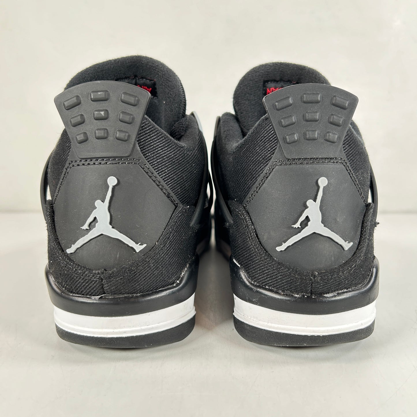 DV0553 006 Jordan 4 Retro Black Canvas GS [USED] - 5.5 Y (Used)