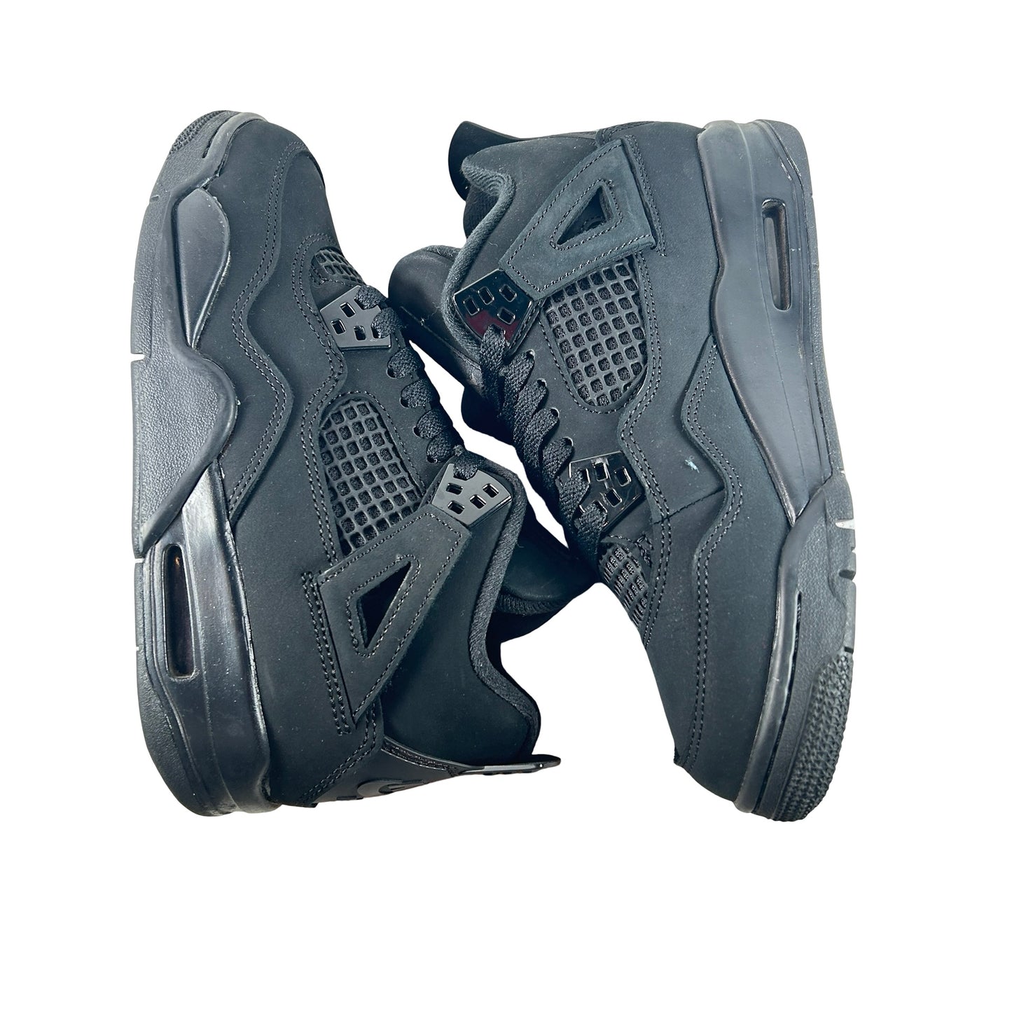 IB4171 010 Jordan 4 Retro Black Cat (2025) (GS) [USED] - 5 Y (Used2) (No Box2)