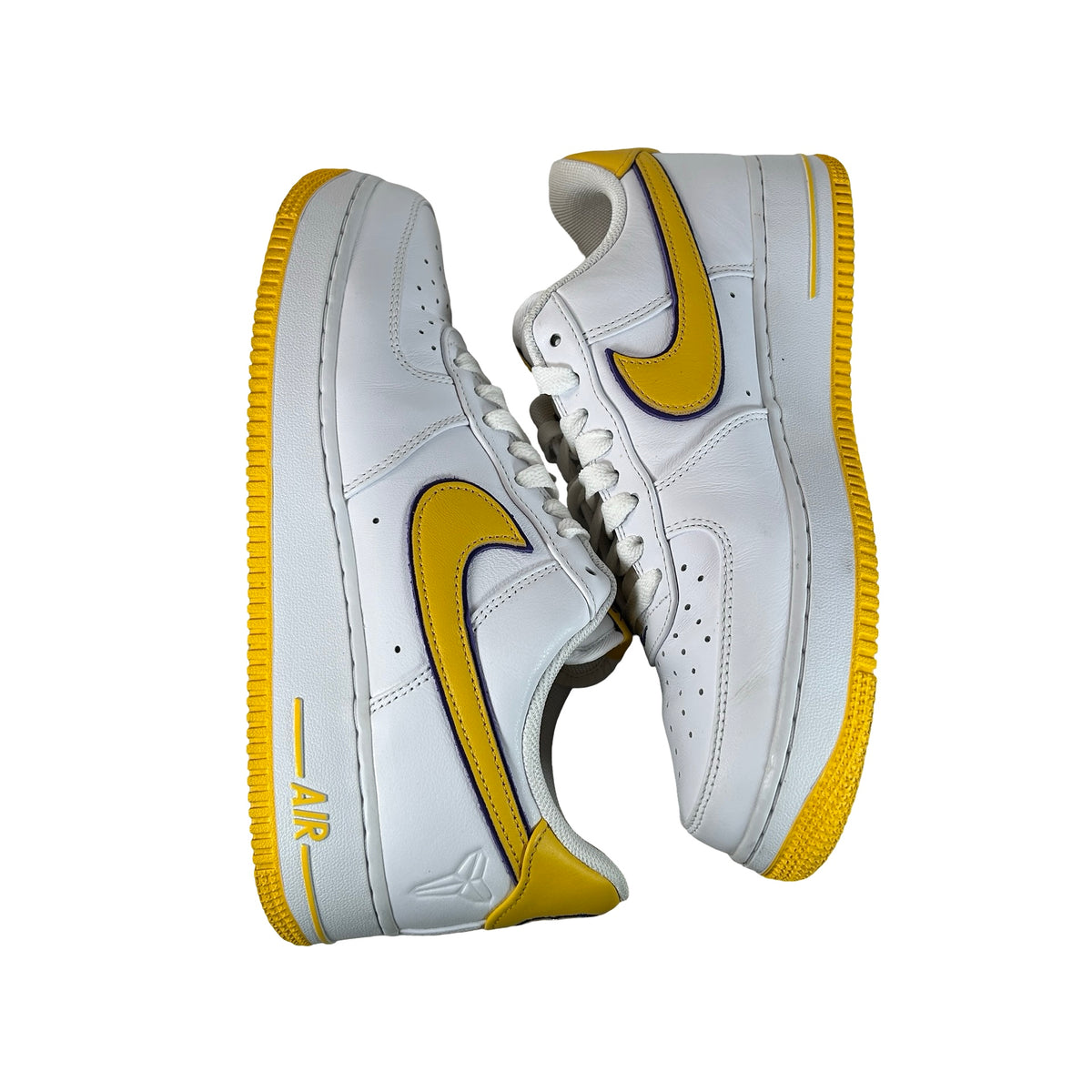 FZ1151 100 Nike Air Force 1 Low Retro QS Kobe Bryant Lakers Home [USED] - 9.5 M (Used3)