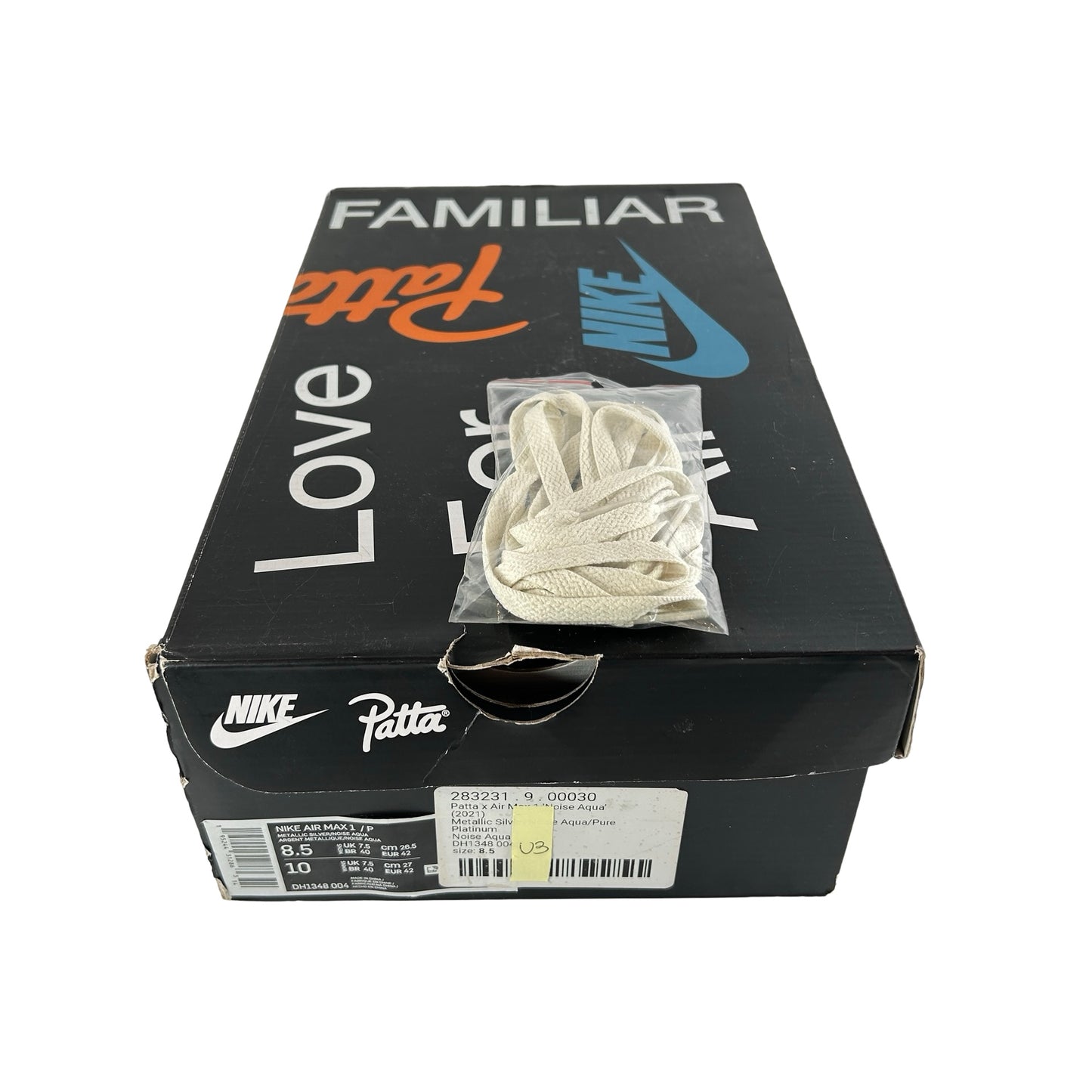 DH1348 004 Nike Air Max 1 Patta Waves Noise Aqua (without Bracelet) [USED] - 8.5 M (Used)