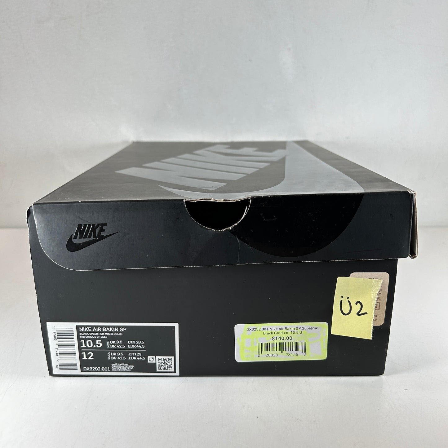 DX3292 001 Nike Air Bakin SP Supreme Black Gradient [USED] - 10.5 M (Used2)