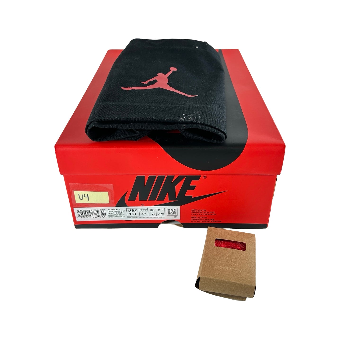 FD4810 061 Jordan 1 Retro High OG Satin Bred [USED] - 10 W (Used4)