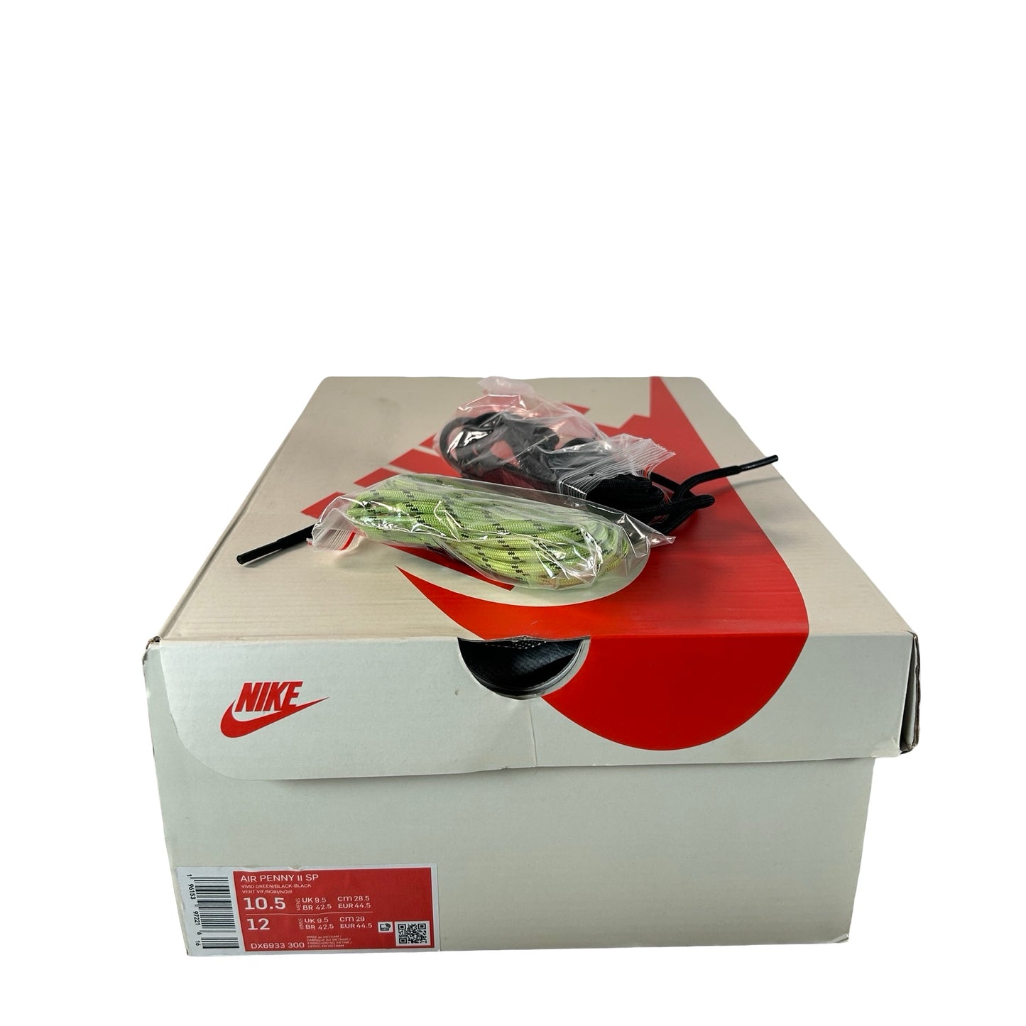 DX6933 300 Nike Air Penny 2 Stussy Vivid Green Black [USED] - 10.5 M (Used)