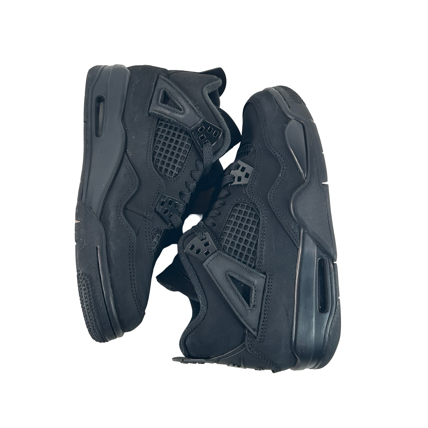 IB4171 010 Jordan 4 Retro Black Cat (2025) (GS) [USED] - 5.5 M (Used) (No Box)