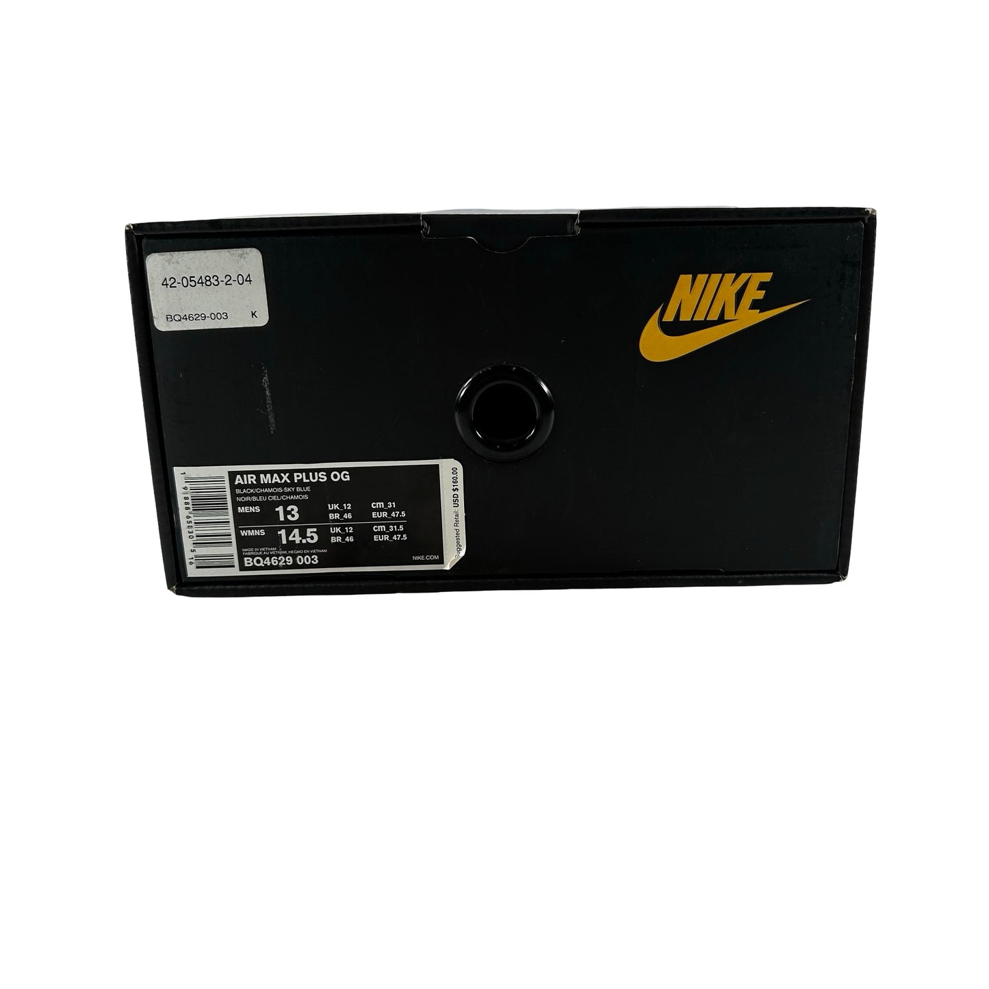 BQ4629 003 Nike Air Max Plus OG Hyper Blue (2018) [USED] - 13 M (Used)