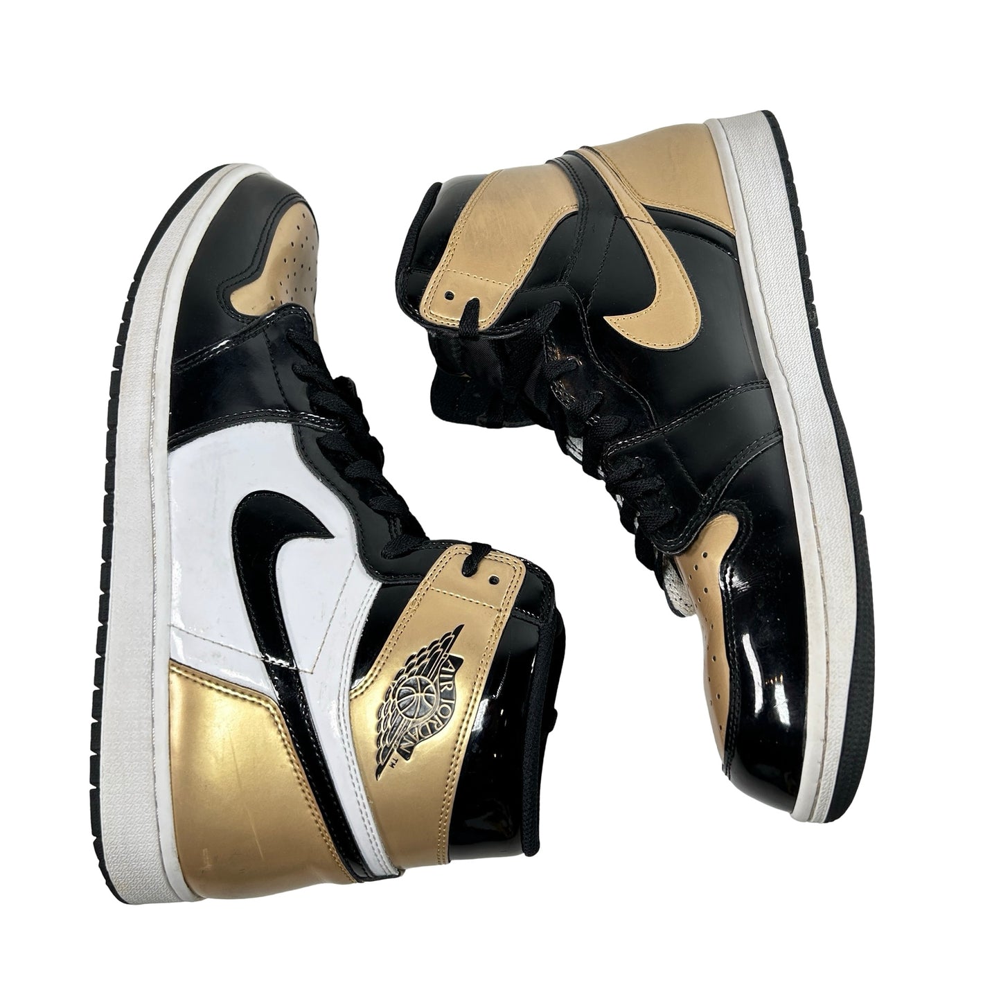 861428 007 Jordan 1 Retro High NRG Patent Gold Toe [USED] - 14 M (Used)