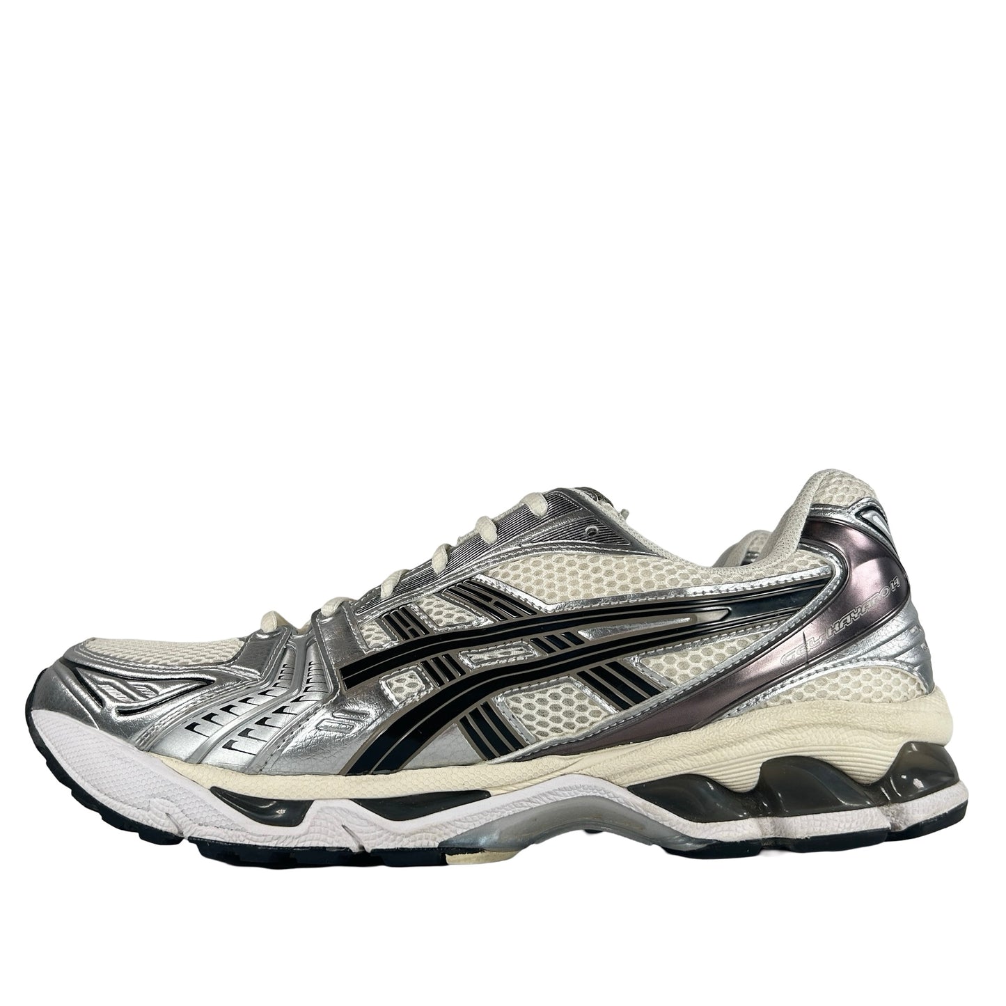 1201A019 108 ASICS Gel-Kayano 14 Cream Black Metallic Plum [USED] - 12 M (Used) (No Box)