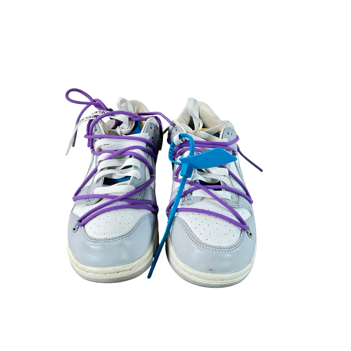 DM1602 125 Nike Dunk Low Off-White Lot 47 [USED] - 8 M (Used) (No Box)