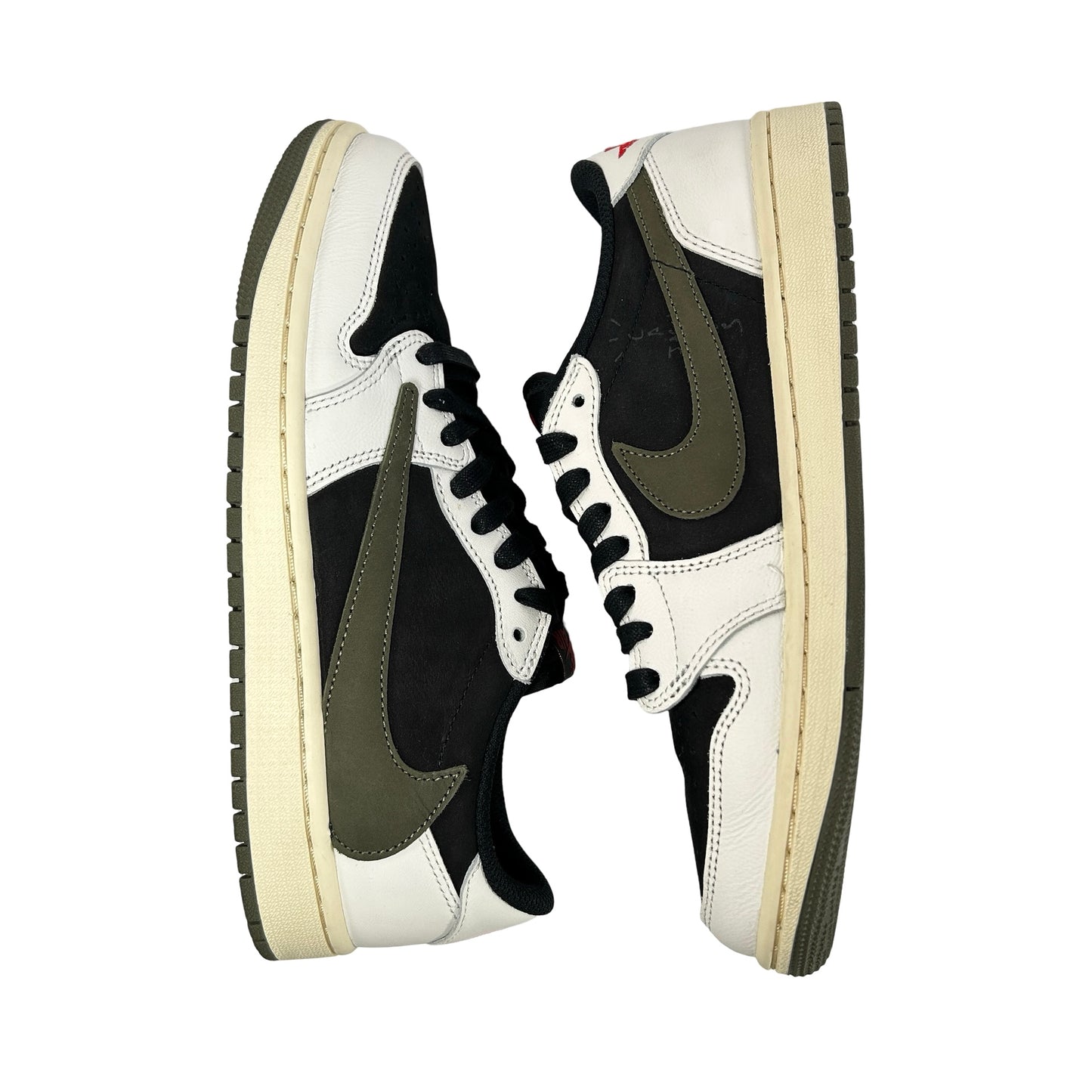 DZ4137 106 Jordan 1 Retro Low OG SP Travis Scott Olive (W) [USED] - 8 W (Used2)