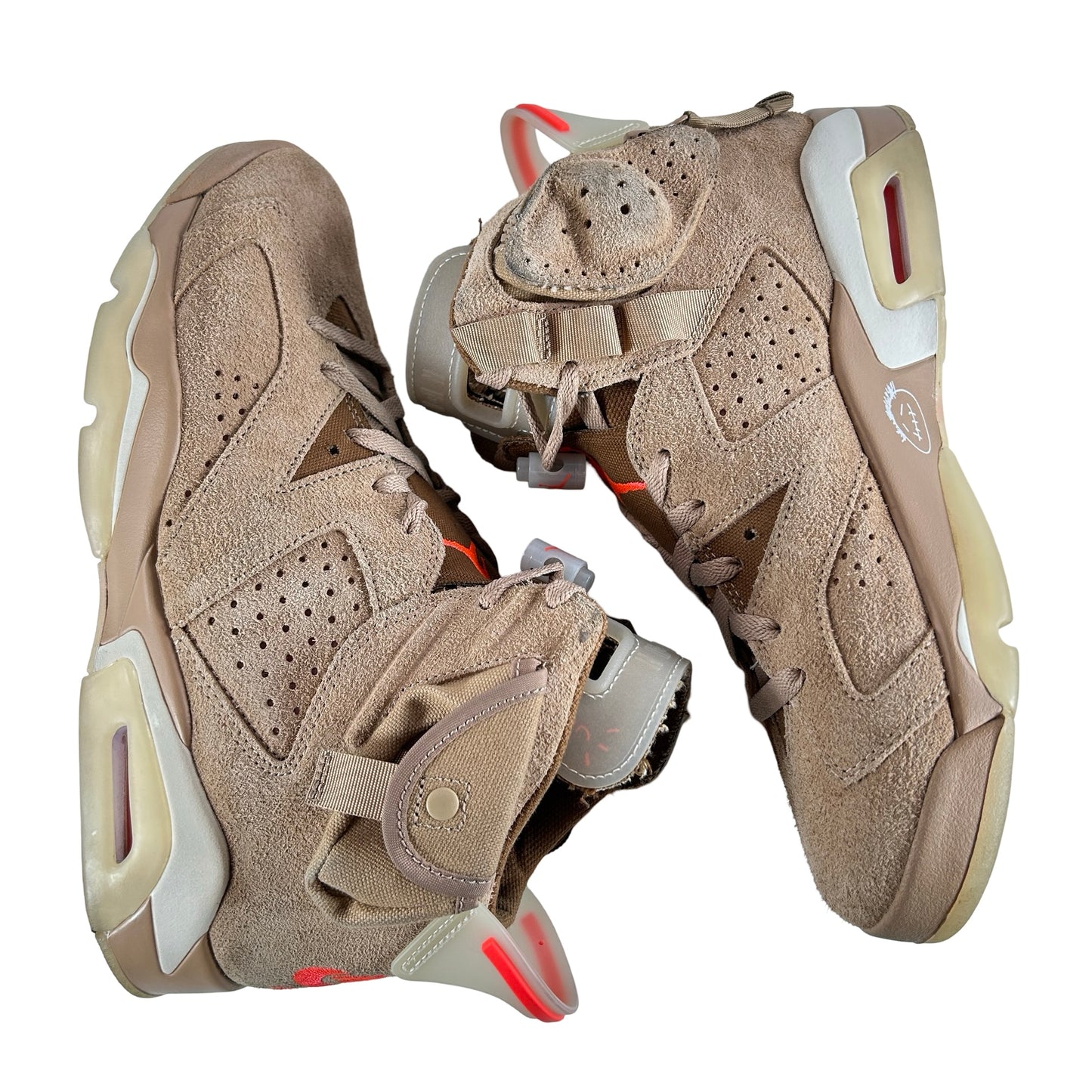 DH0690 200 Jordan 6 Retro Travis Scott British Khaki [USED] - 9 M (Used6)