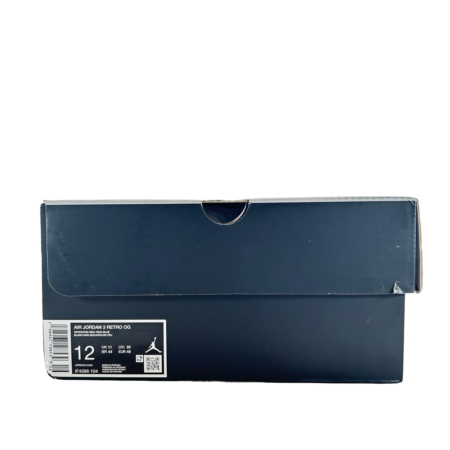 IF4396 104 Air Jordan 3 Retro True Blue (2026) [USED] - 12 M (Used)