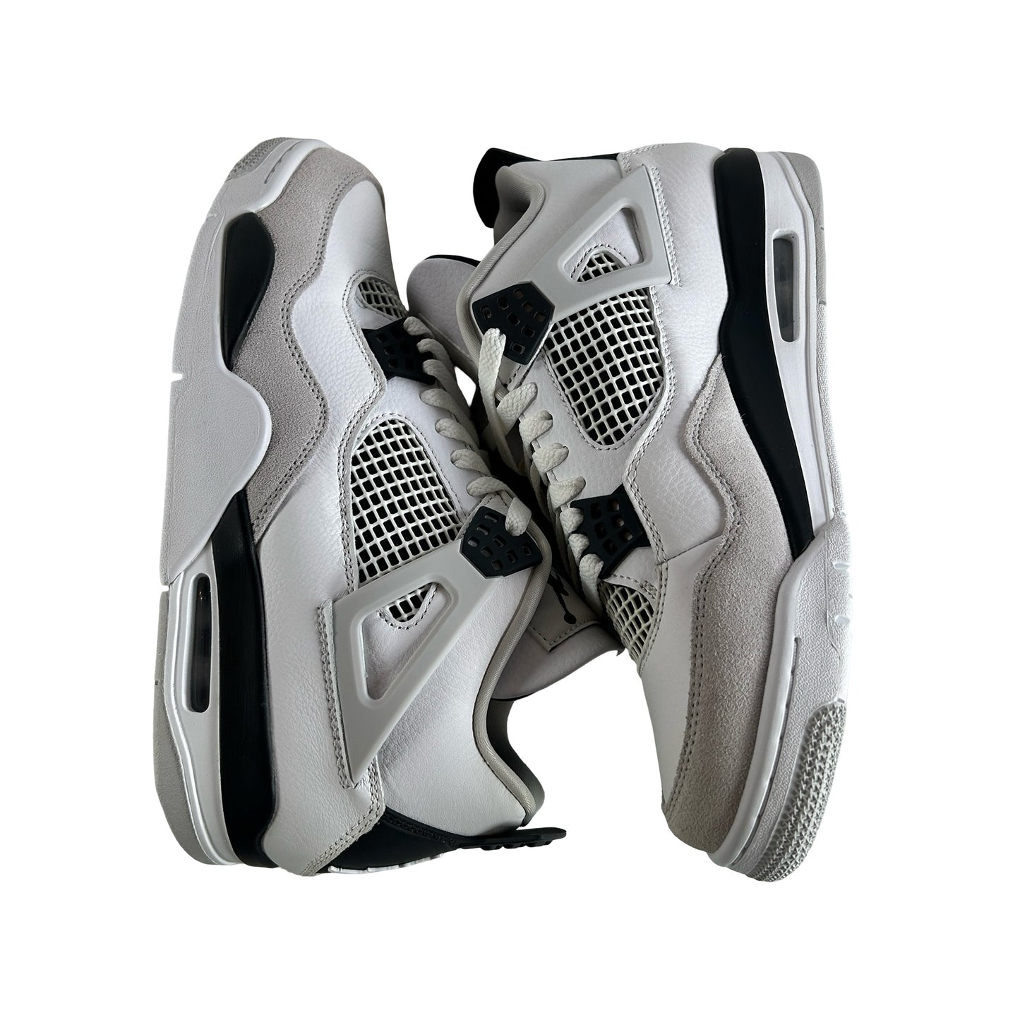 DH6927 111 Jordan 4 Retro Military Black - 8.5 M (Yellowing)