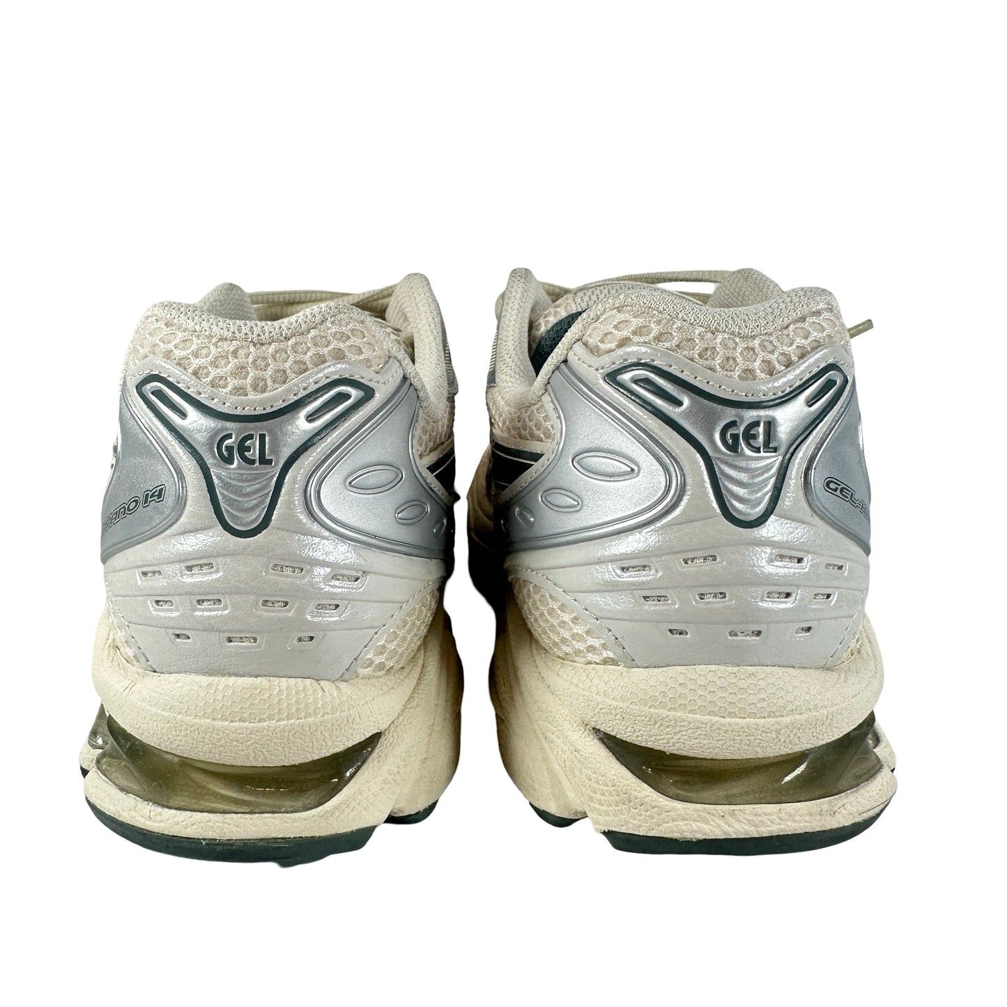 1201A019 200 ASICS Gel-Kayano 14 Birch Dark Pewter [USED] - 8 M (Used)